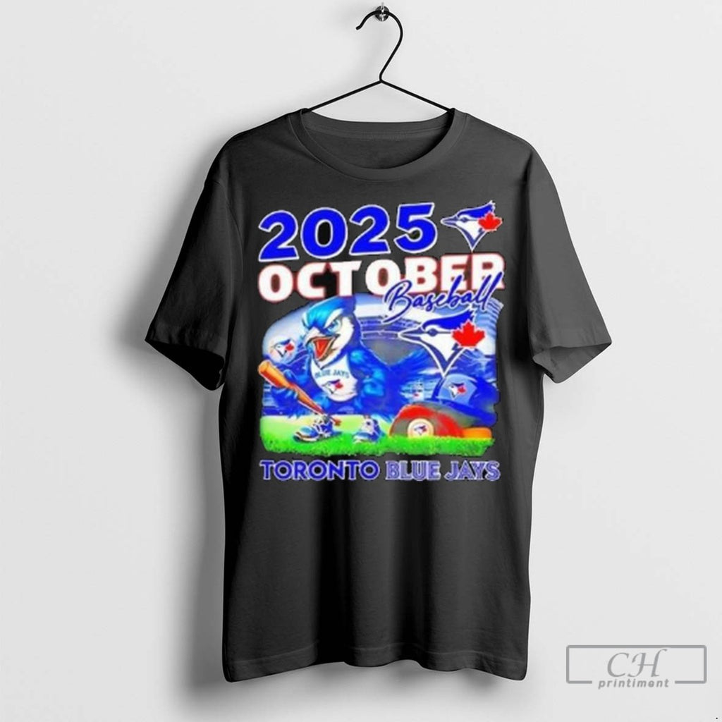 Toronto Blue Jays Mascot 2025 Mlb Postseason October Baseball Long Sleve