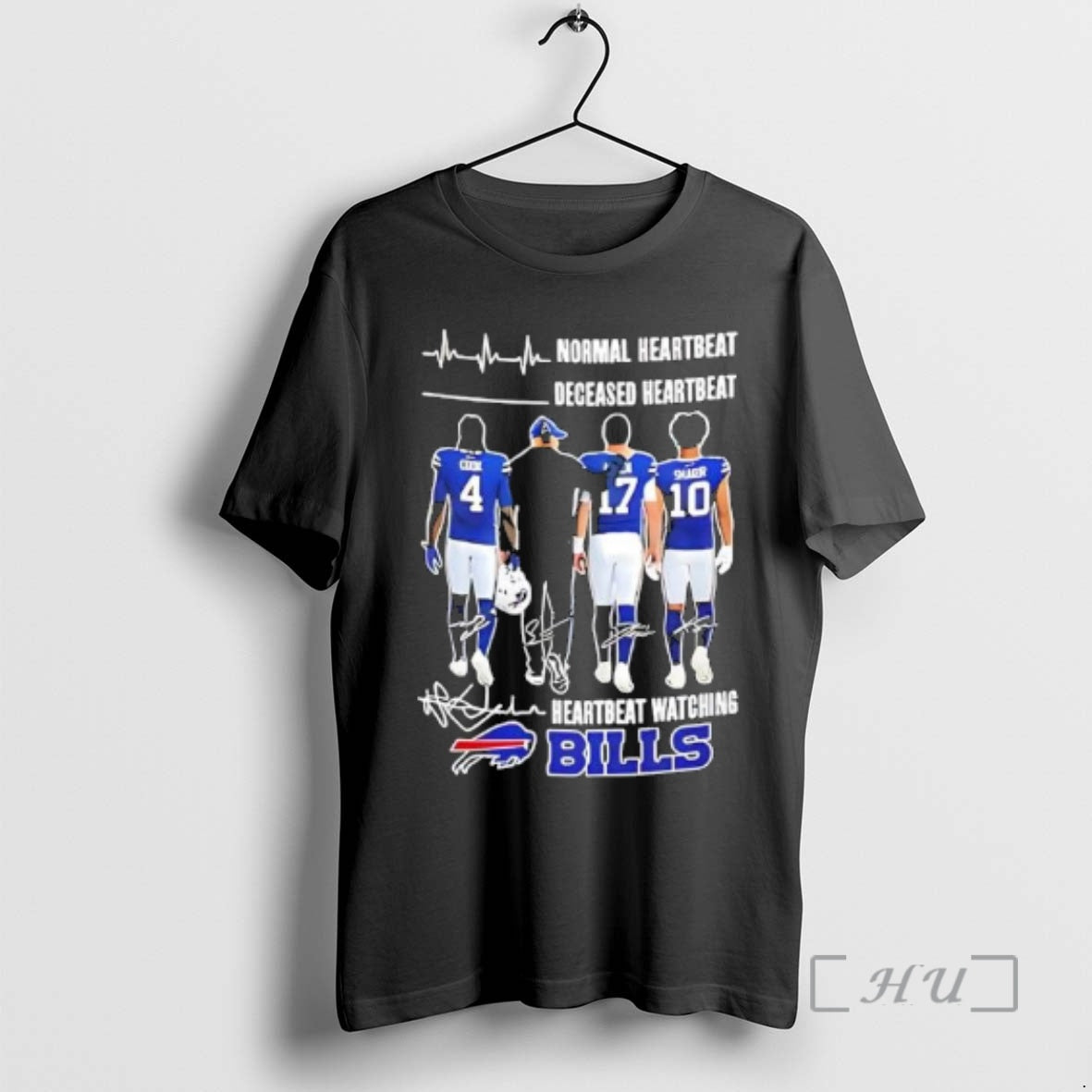 Trending Buffalo Bills Normal Heartbeat Deceased Heartbeat And Heartbeat Watching Signatures Premium T Shirts Sweater