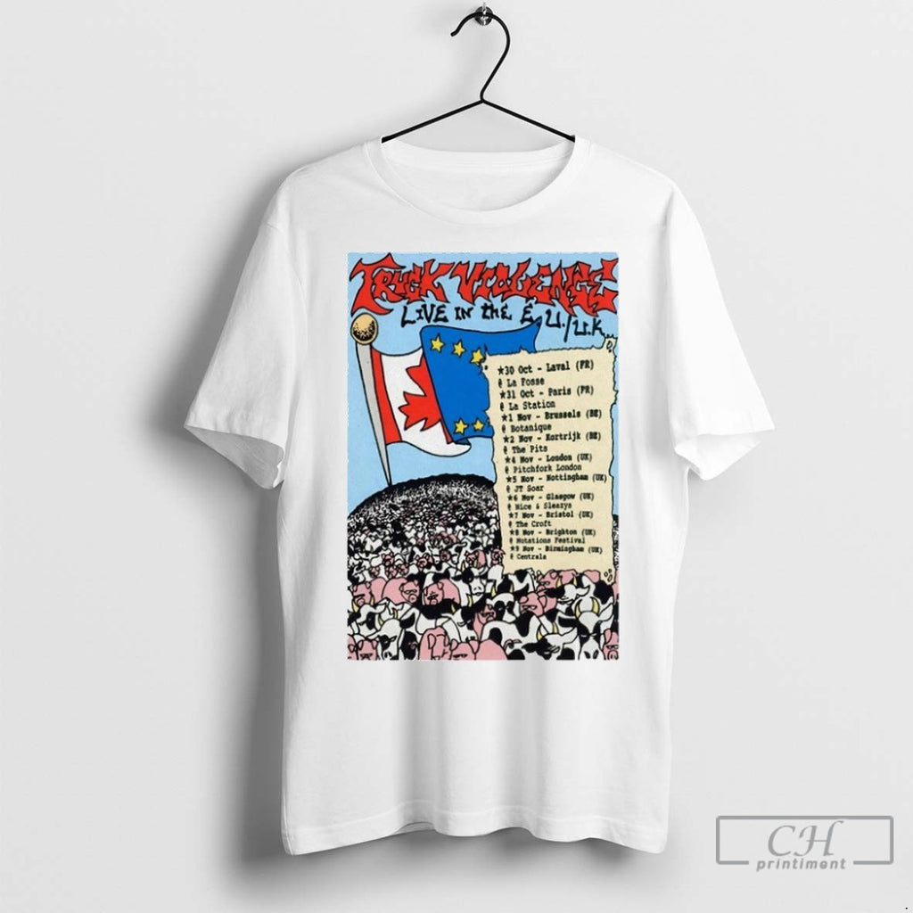 Truck Violence Live In The Eu Uk Tour 2025 T Shirt Jpg