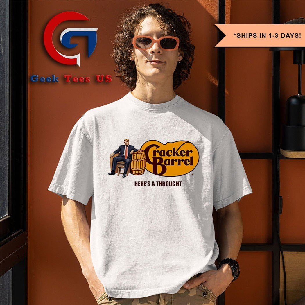 Trump here’s a thought Cracker Barrel shirt Unisex , , , Long Sleeve Tee