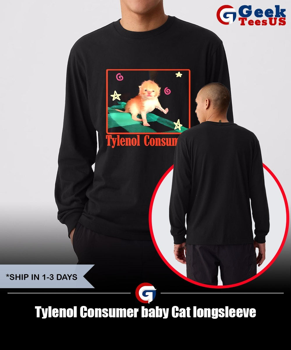 Tylenol Consumer baby Cat shirt Unisex , , , Long Sleeve Tee