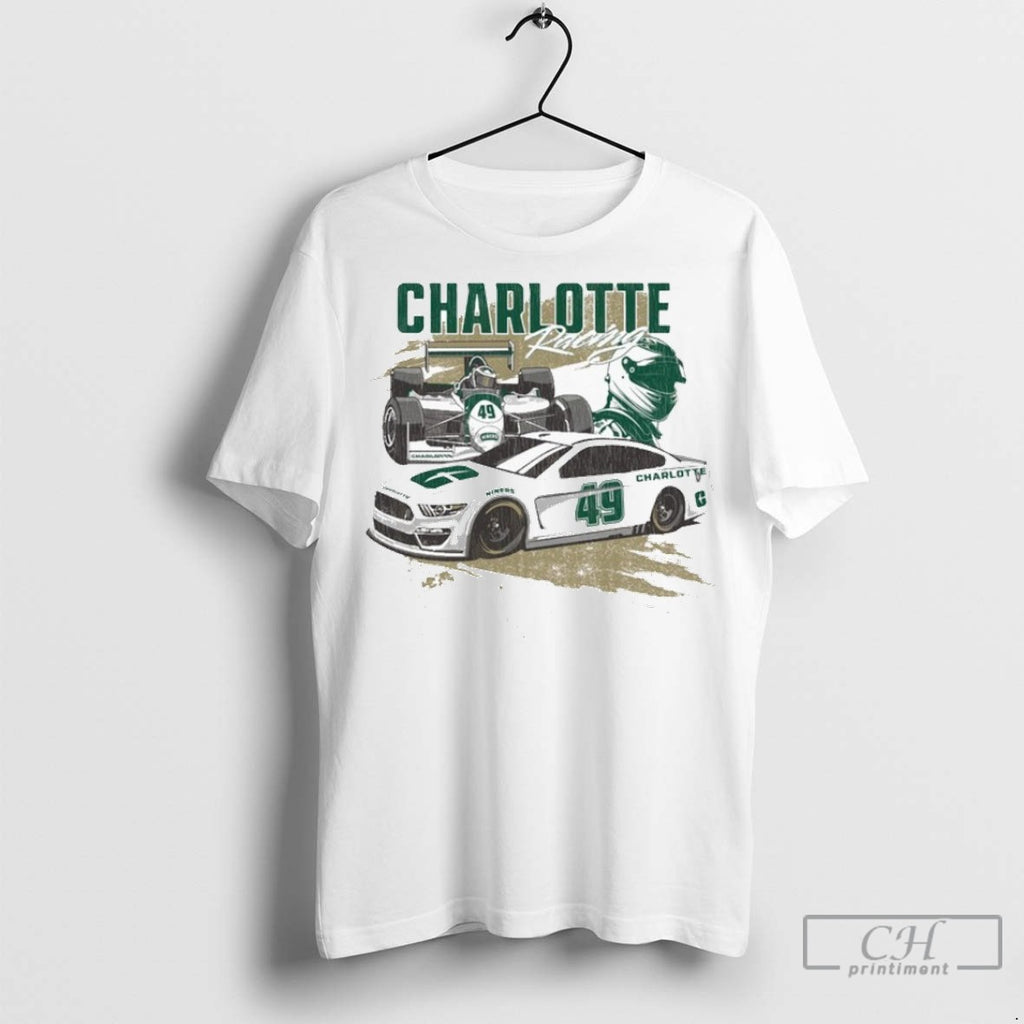 Unc Charlotte Racing T Shirt Jpg