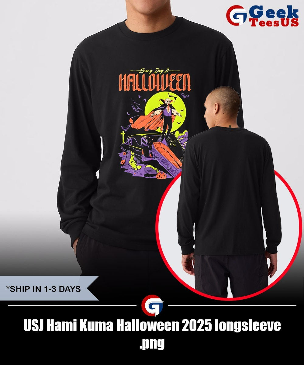 USJ Hami Kuma Halloween 2025 shirt Unisex , , , Long Sleeve Tee