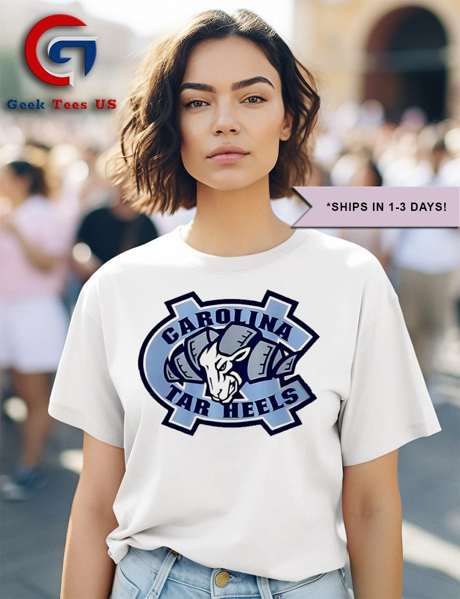 Unc Tar Heels Ram Carolina Blue Rameses mascot 2025 shirt Unisex , , , Long Sleeve Tee