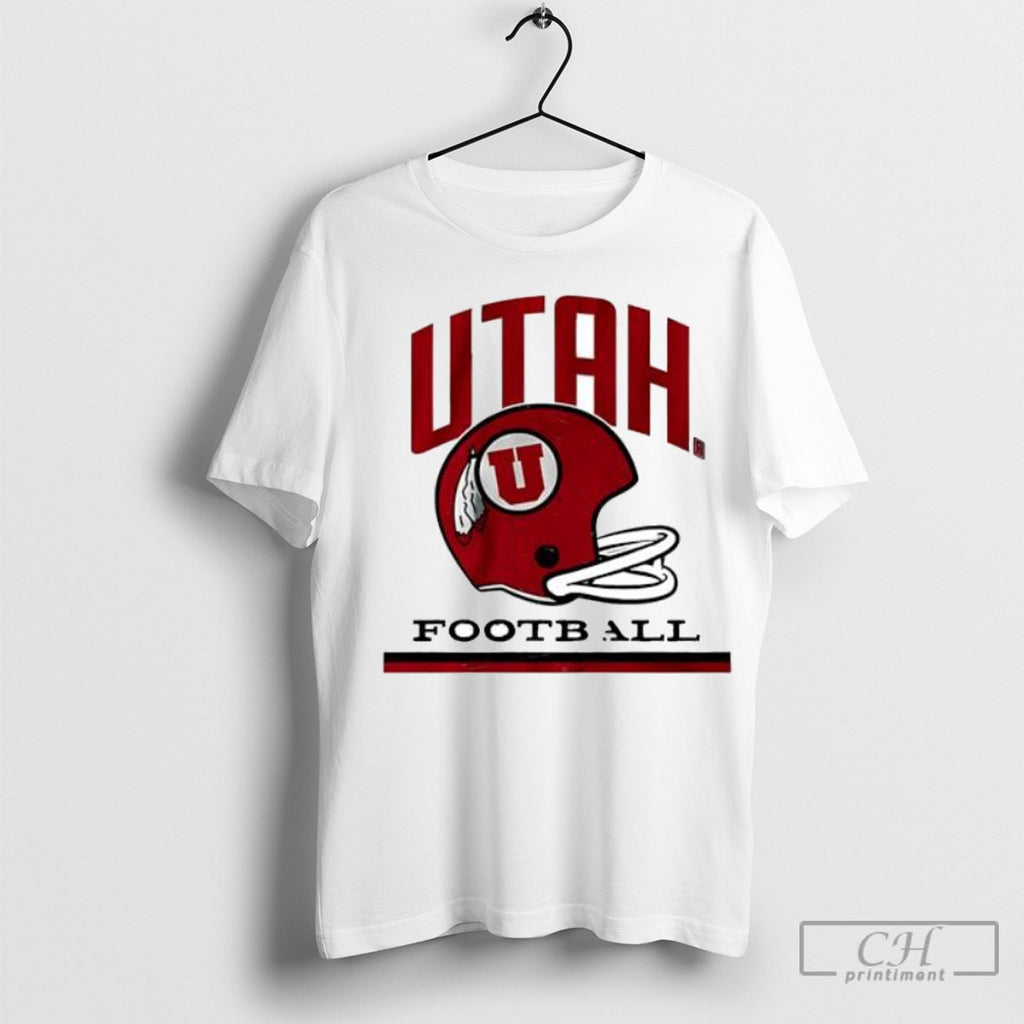 Utah Football Vintage Helmet Style 2025 Shirts