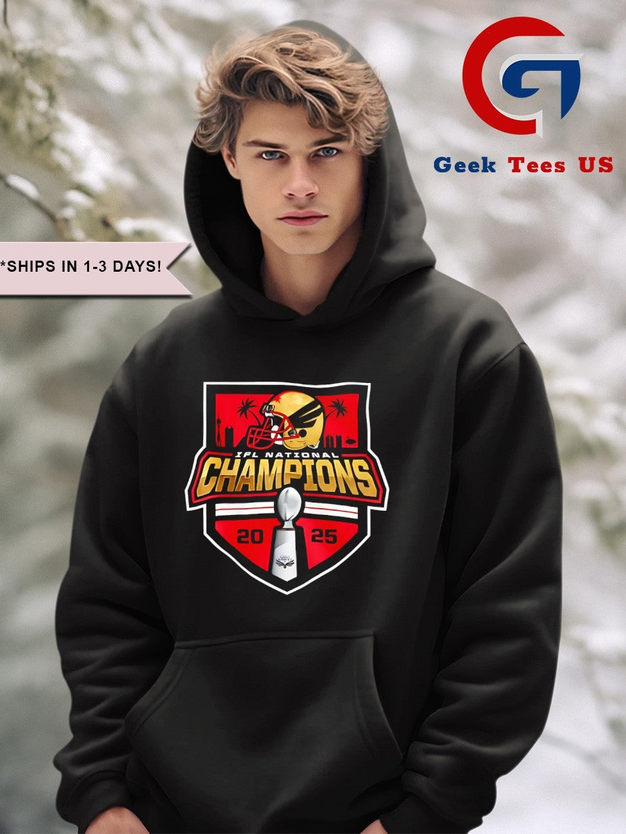 Vegas Knight Hawks IFL National Champions 2025 logo shirt Unisex , , , Long Sleeve Tee