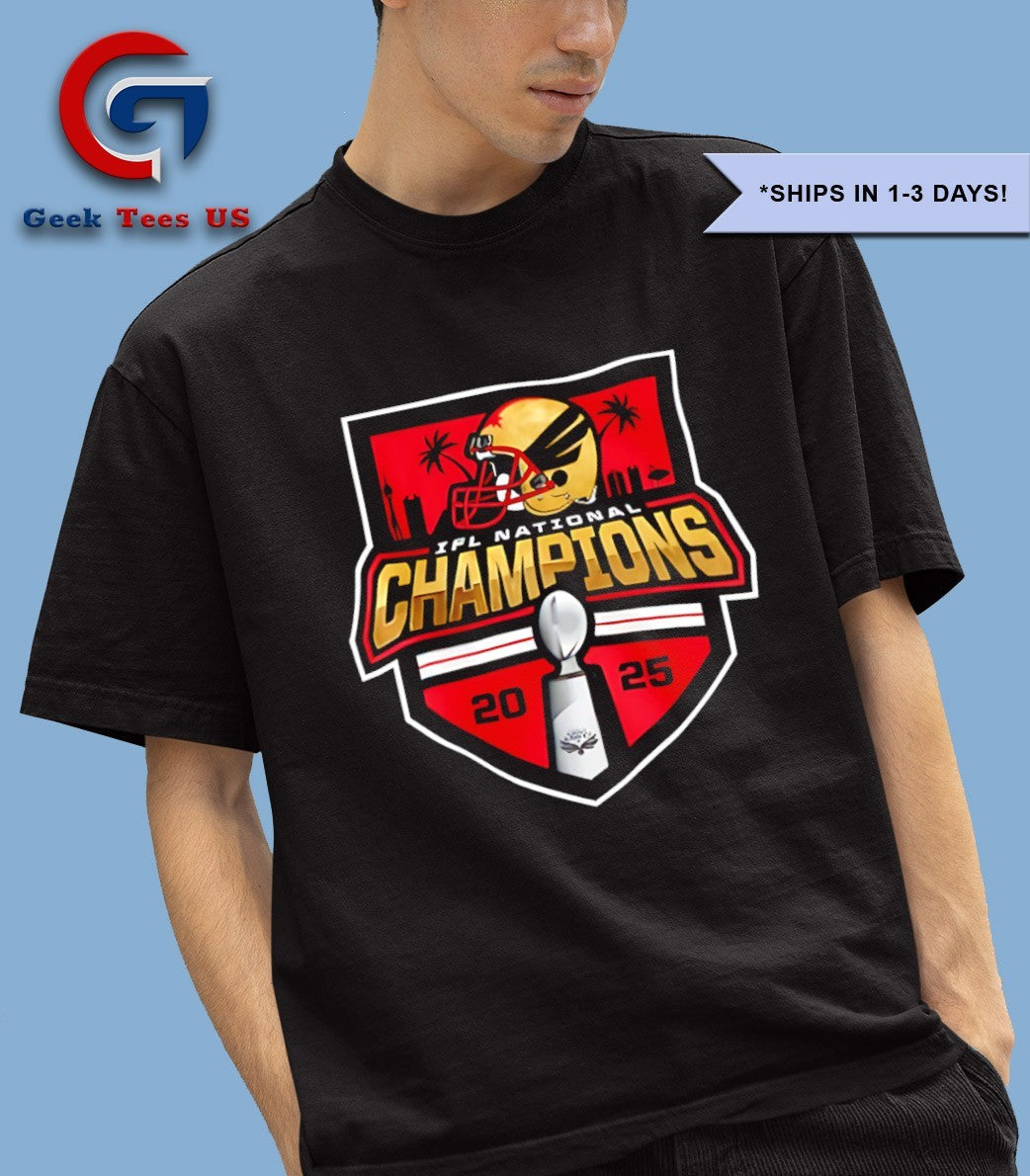 Vegas Knight Hawks IFL National Champions 2025 logo shirt Unisex , , , Long Sleeve Tee