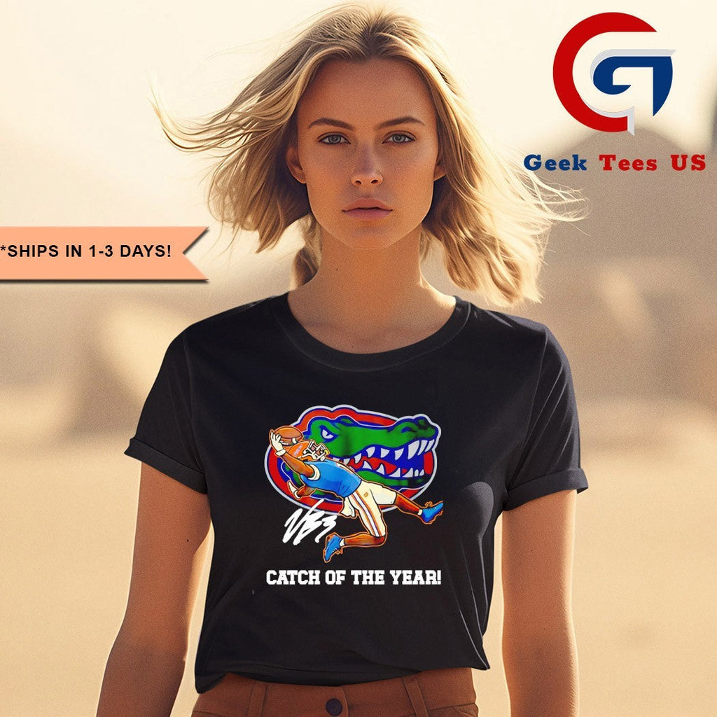 Vernell Brown III Florida Gators Catch of The Year 2025 signature shirt Unisex , , , Long Sleeve Tee