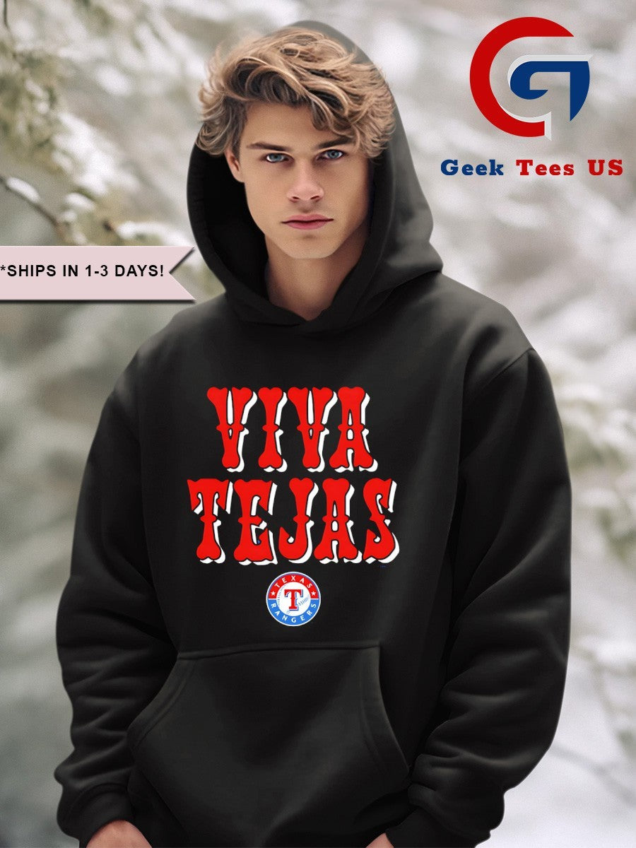 Viva Tejas Texas Rangers logo shirt Unisex , , , Long Sleeve Tee