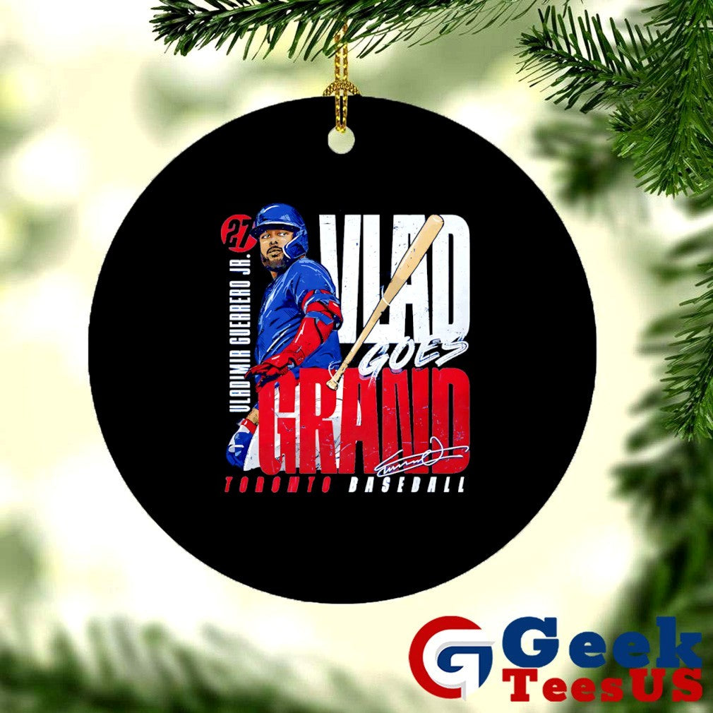 Vlad goes Grand Vladimir Guerrero Jr. Toronto Blue Jays MLB Bat Flip signature shirt Unisex , , , Long Sleeve Tee