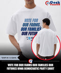 Vote for our farms our families our futures Iowa Democratic Party shirt Unisex , , , Long Sleeve Tee