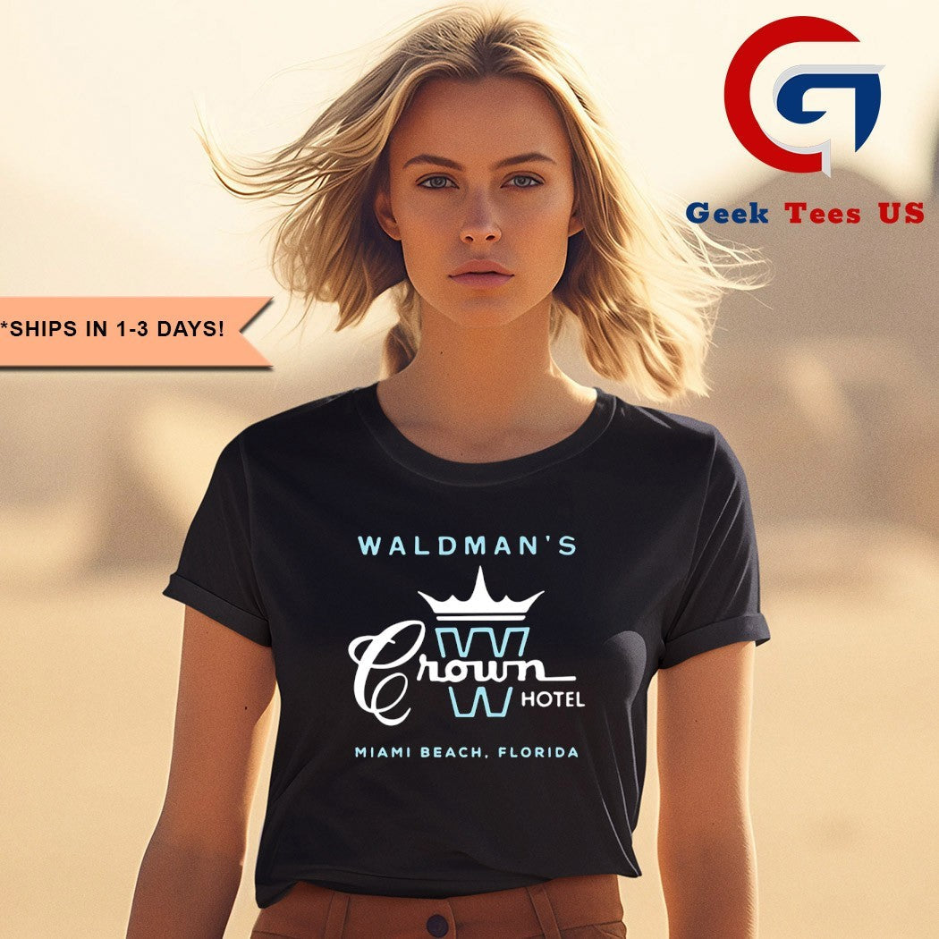 Waldman’s Crown Hotel Miami Beach shirt Unisex , , , Long Sleeve Tee