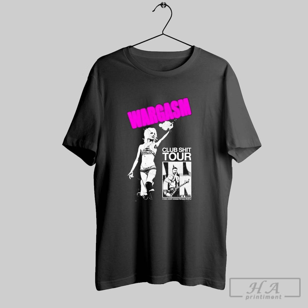 Wargasm The Club Shit Tour 2024 T Shirts