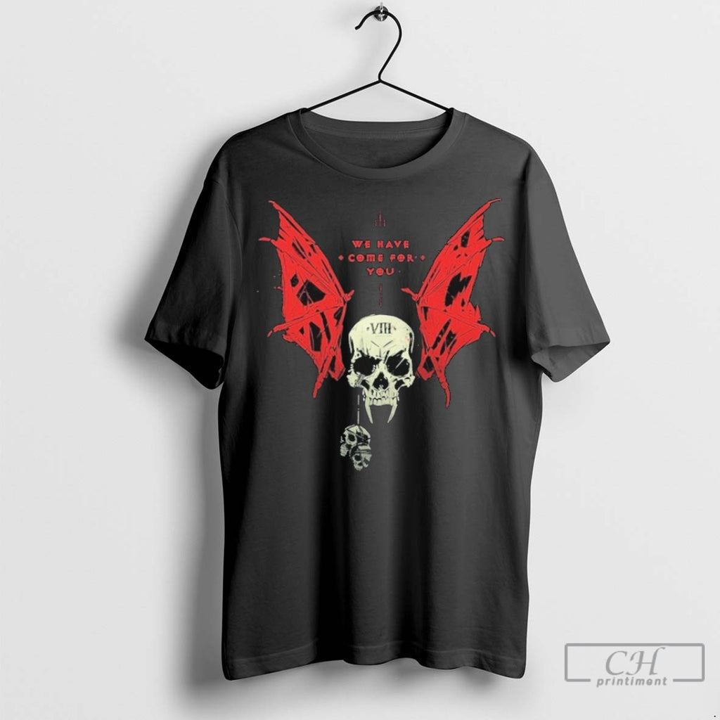 Warhammer 40000 Night Lords We Have Come For You Skull Wings T Shirt Jpg