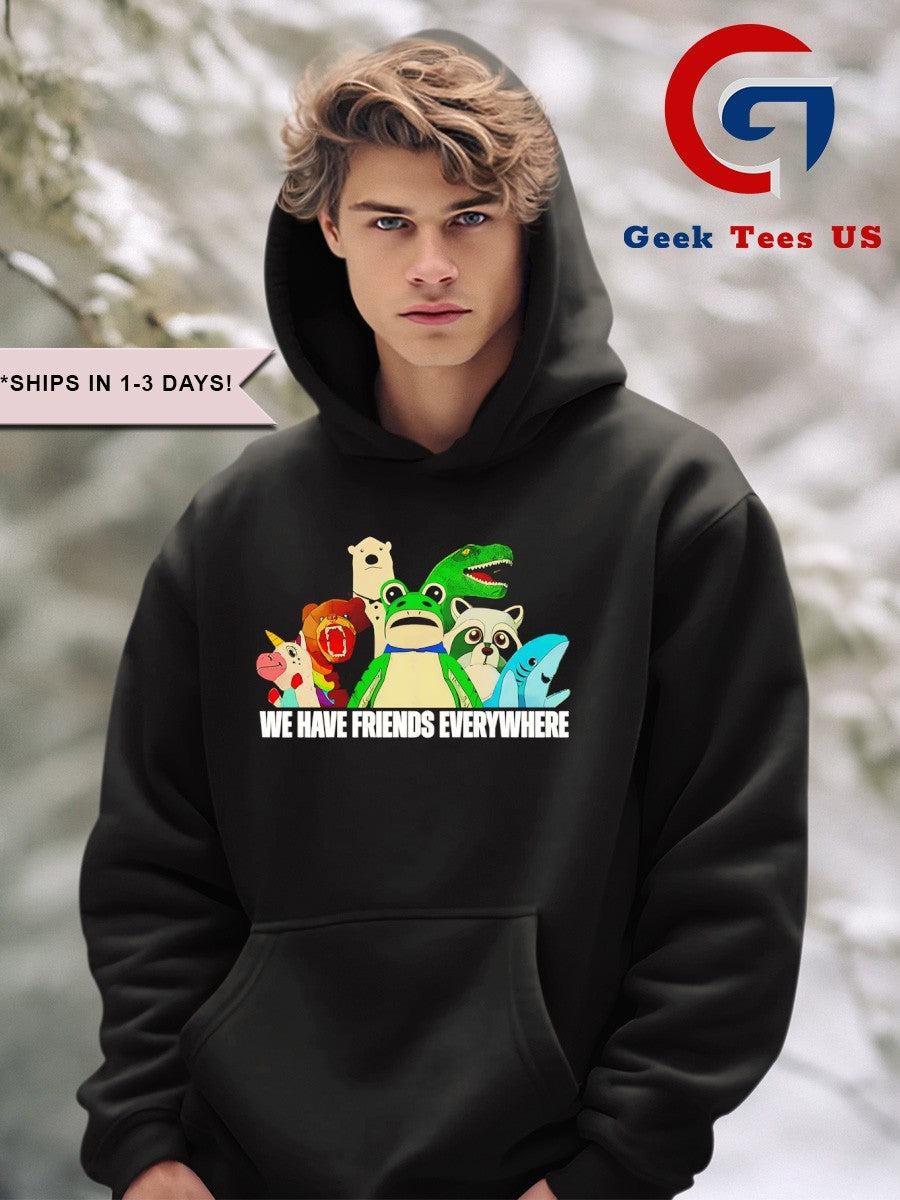 We have friends everywhere Portland Frog shirt Unisex , , , Long Sleeve Tee