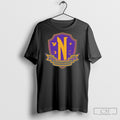 Wednesday Nevermore Academy Crest Gothic School Emblem 1791 Shirts