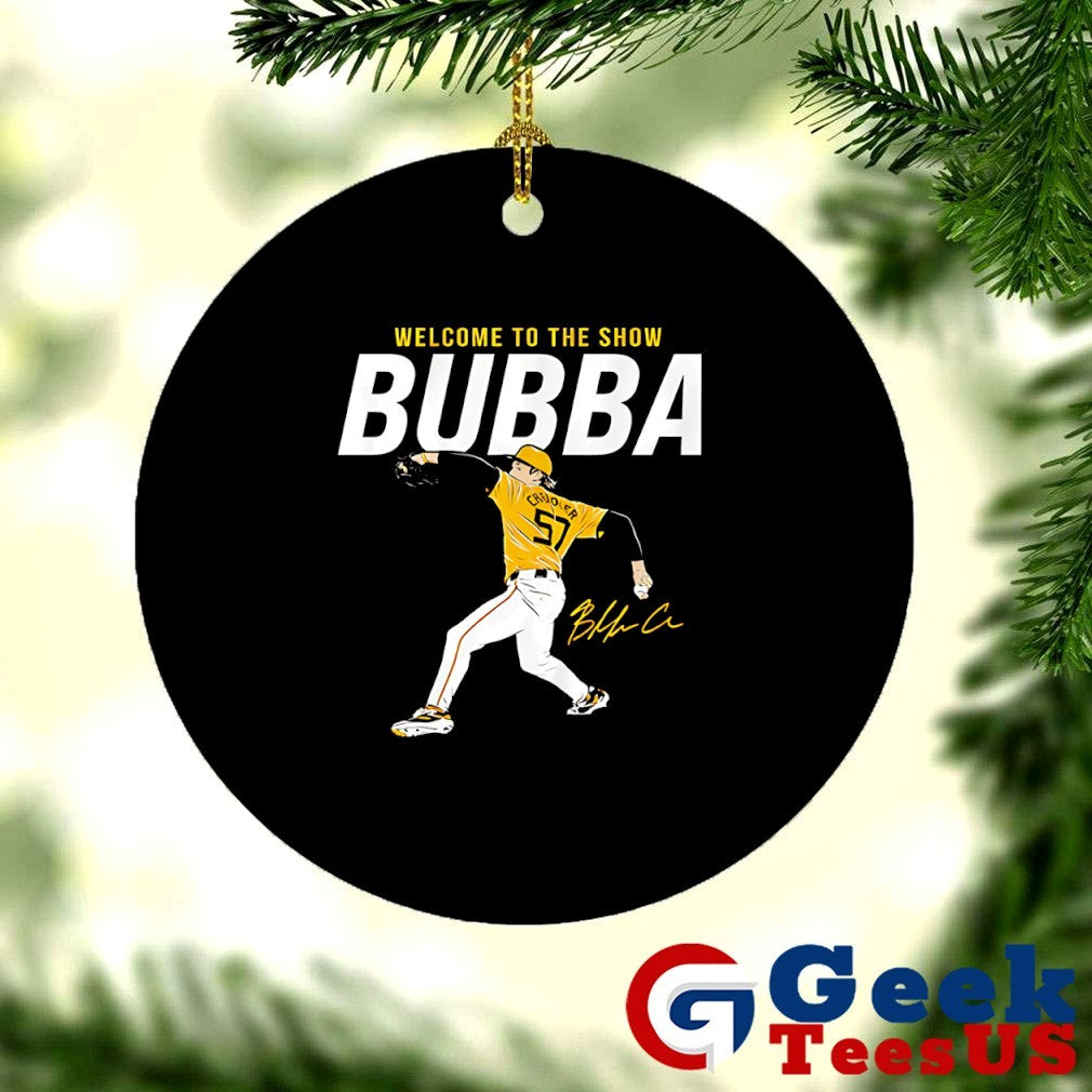 Welcome to the show Bubba Chandler Pittsburgh Pirates baseball signature Unisex , , , Long Sleeve Tee