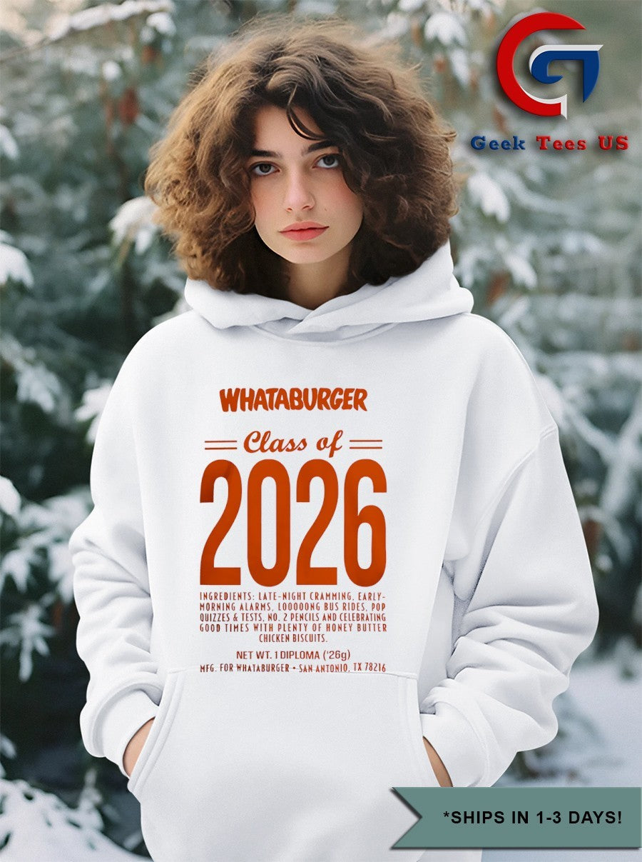 Whataburger Class Of 2026 High School College shirt Unisex , , , Long Sleeve Tee