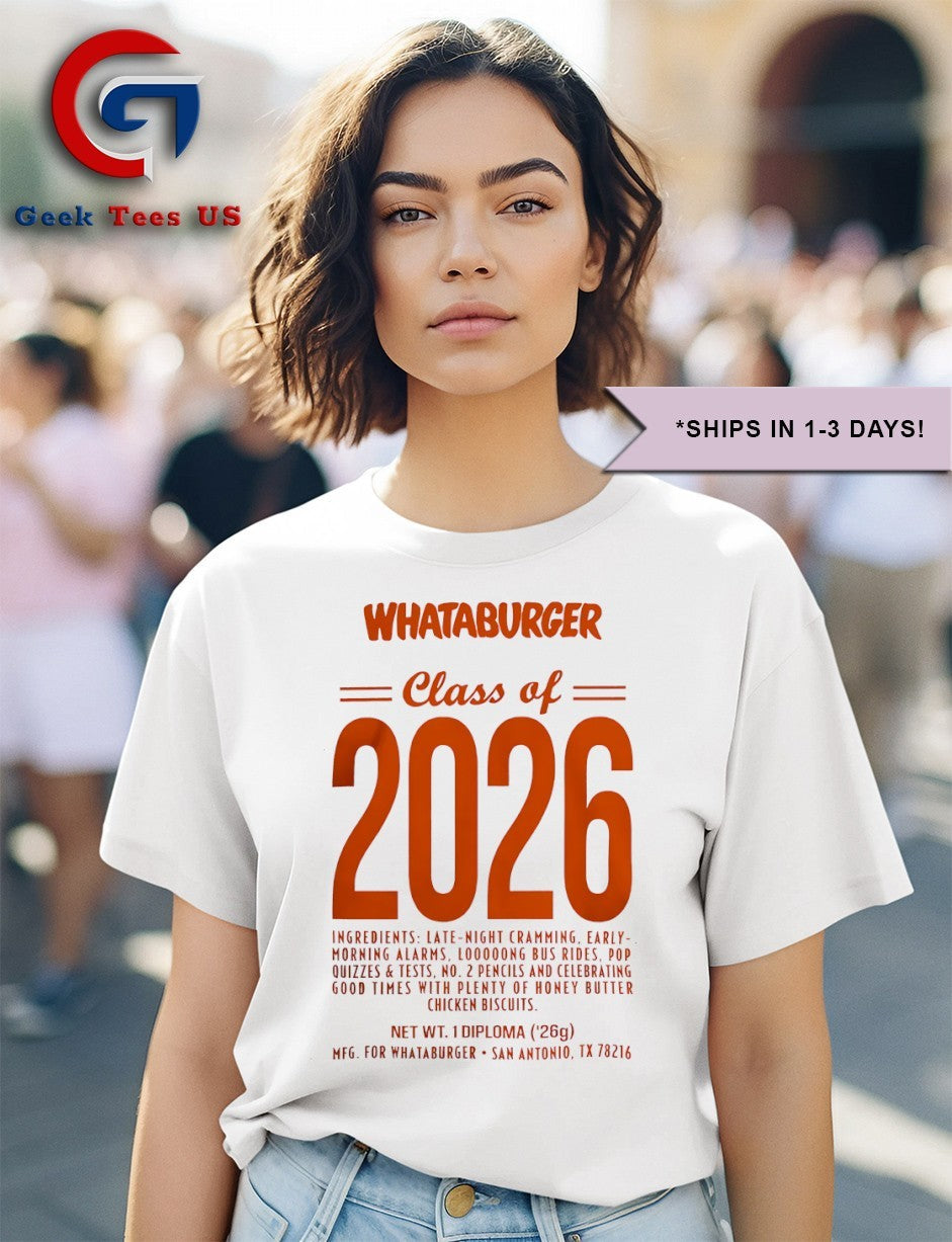 Whataburger Class Of 2026 High School College shirt Unisex , , , Long Sleeve Tee