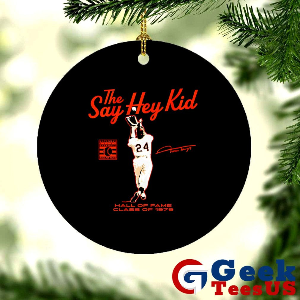 Willie Mays San Francisco Giants Say Hey Kid Hall of Fame Class of 1979 signature shirt Unisex , , , Long Sleeve Tee