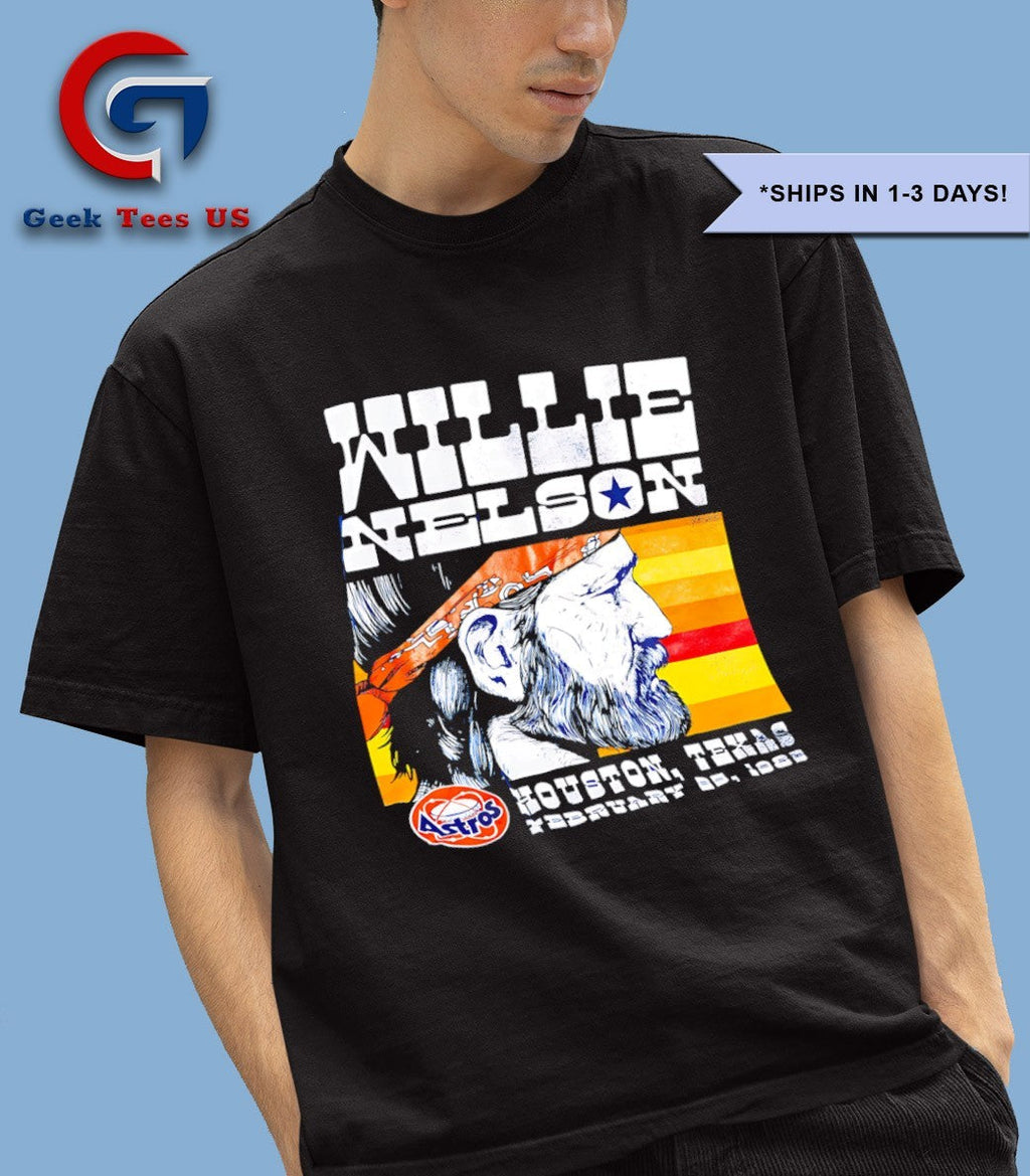 Willie Nelson Astrodome Houston Texas 1983 retro shirt Unisex , , , Long Sleeve Tee