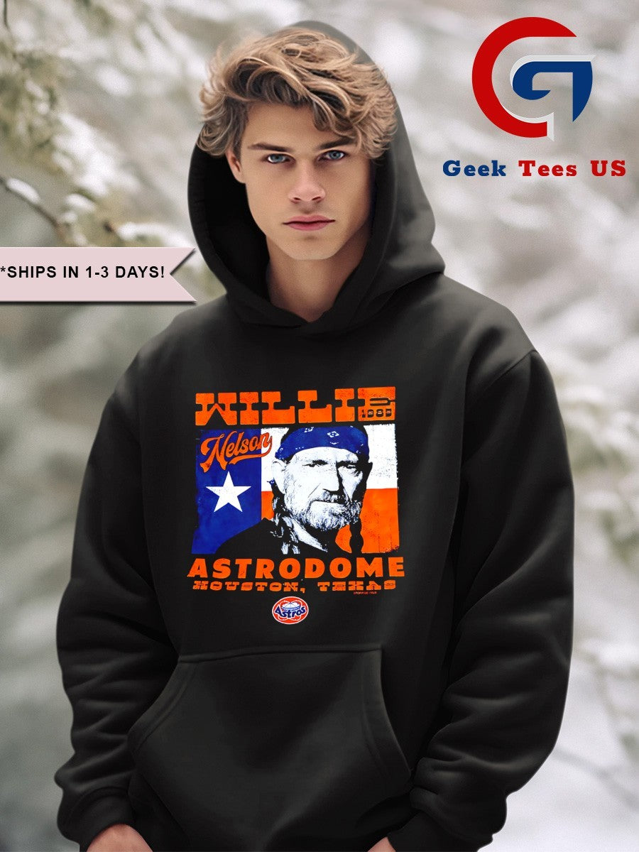 Willie Nelson Astrodome Houston Texas shirt Unisex , , , Long Sleeve Tee
