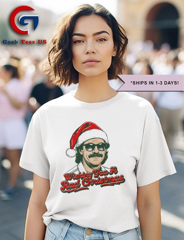 Wishing you a rad Christmas shirt Unisex , , , Long Sleeve Tee