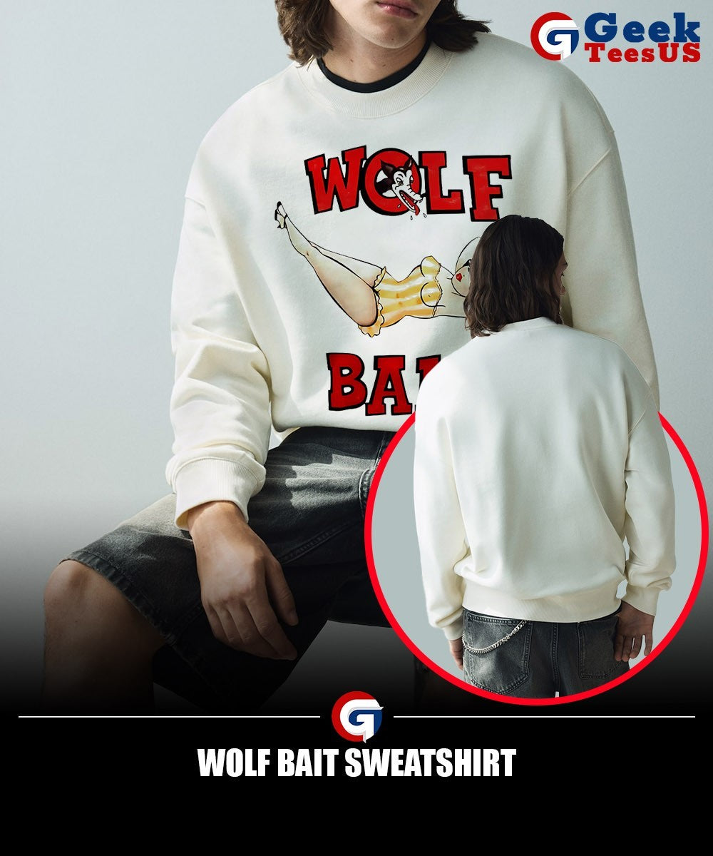 Wolf bait shirt Unisex , , , Long Sleeve Tee