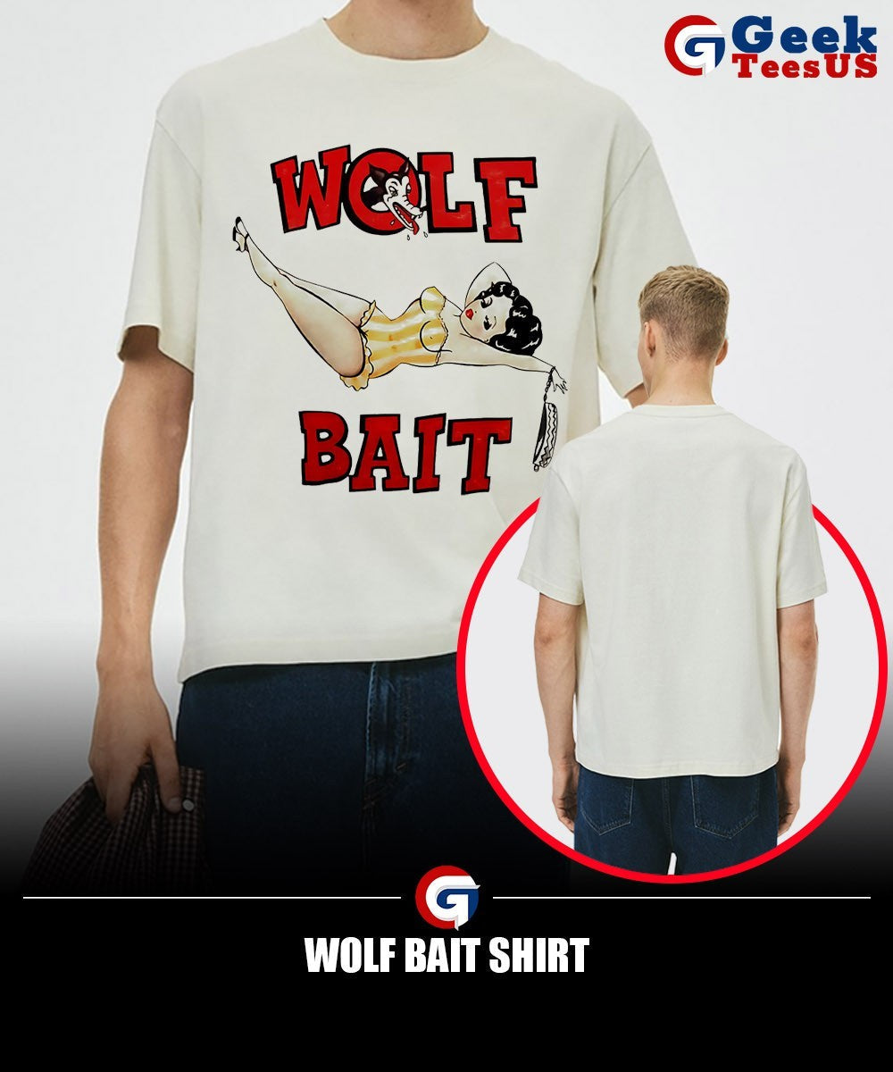 Wolf bait shirt Unisex , , , Long Sleeve Tee