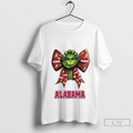 Women Grinch Bow Tie Alabama Logo