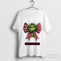 Women Grinch Bow Tie Georgia Logo