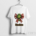 Women Grinch Bow Tie Steelers Logo