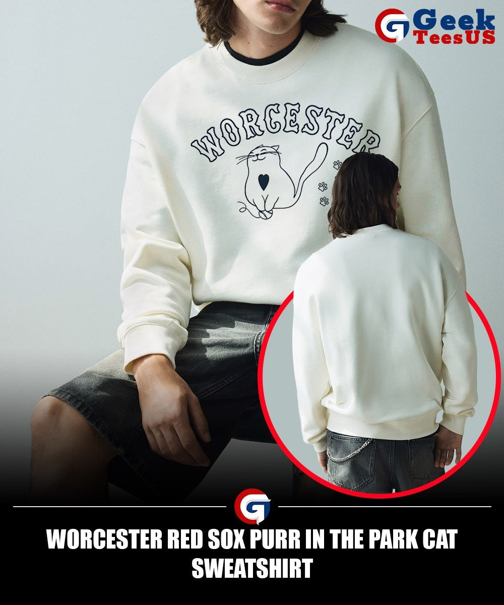 Worcester Red Sox purr in the park cat shirt Unisex , , , Long Sleeve Tee
