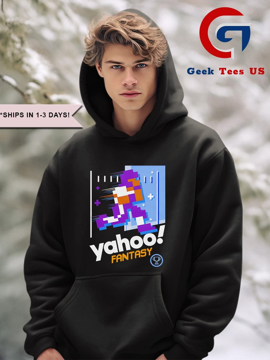 Yahoo Fantasy 8 bit shirt Unisex , , , Long Sleeve Tee