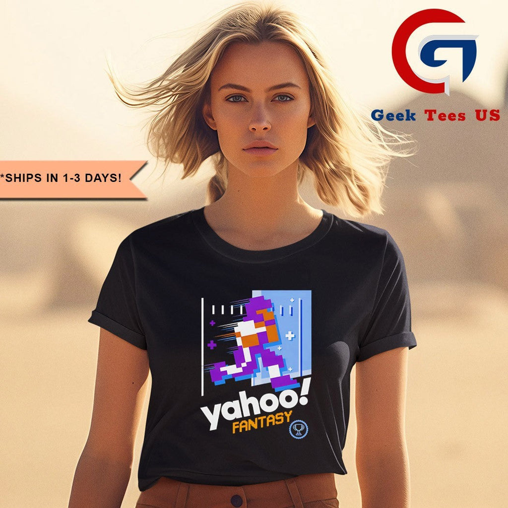 Yahoo Fantasy 8 bit shirt Unisex , , , Long Sleeve Tee