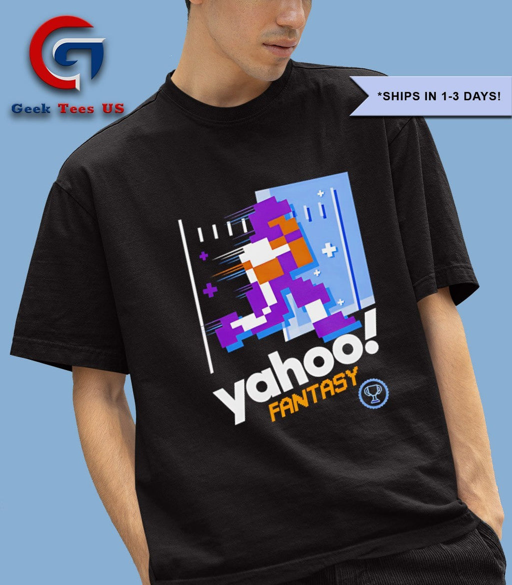 Yahoo Fantasy 8 bit shirt Unisex , , , Long Sleeve Tee