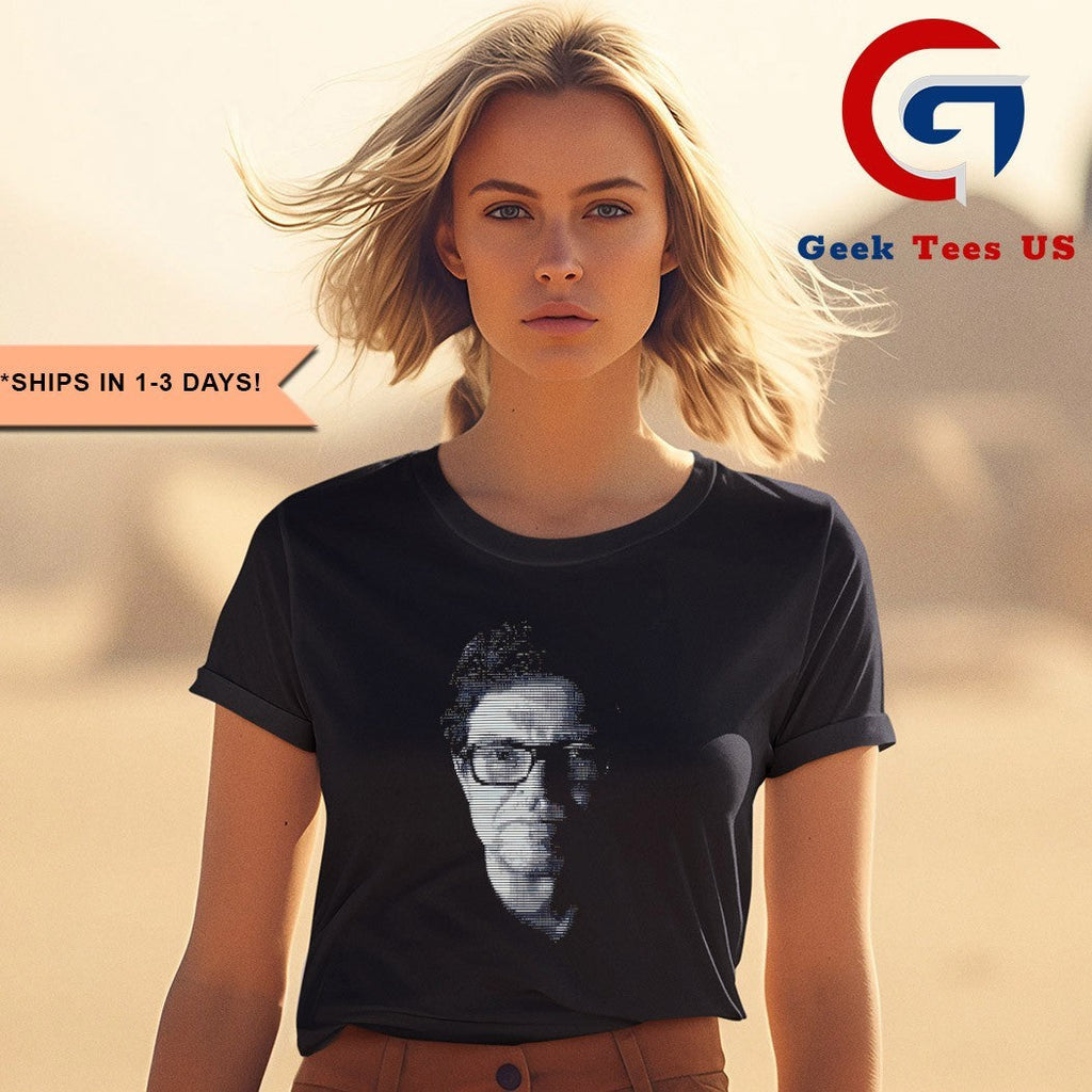 Yann LeCun ASCII portrait shirt Unisex , , , Long Sleeve Tee