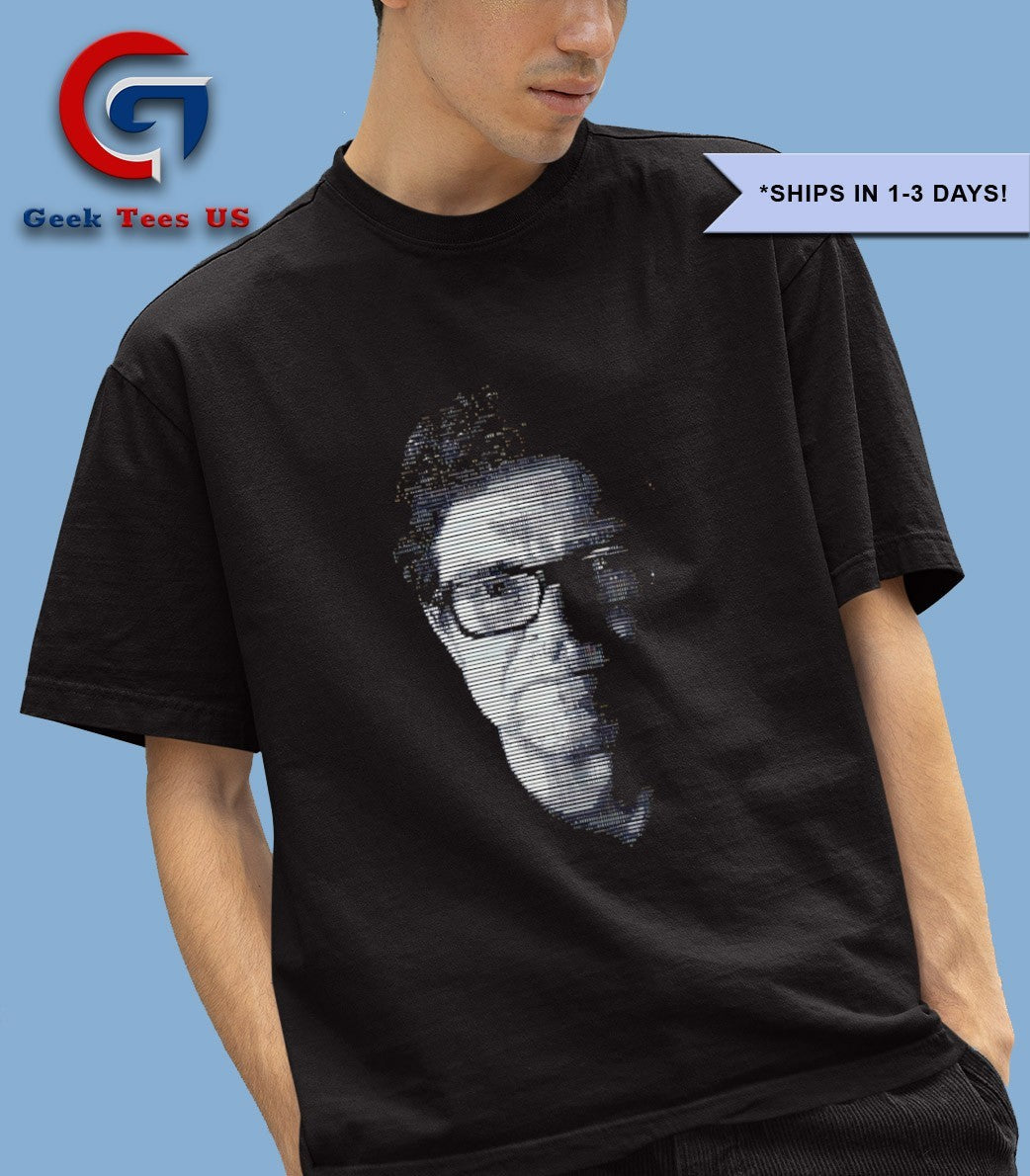 Yann LeCun ASCII portrait shirt Unisex , , , Long Sleeve Tee