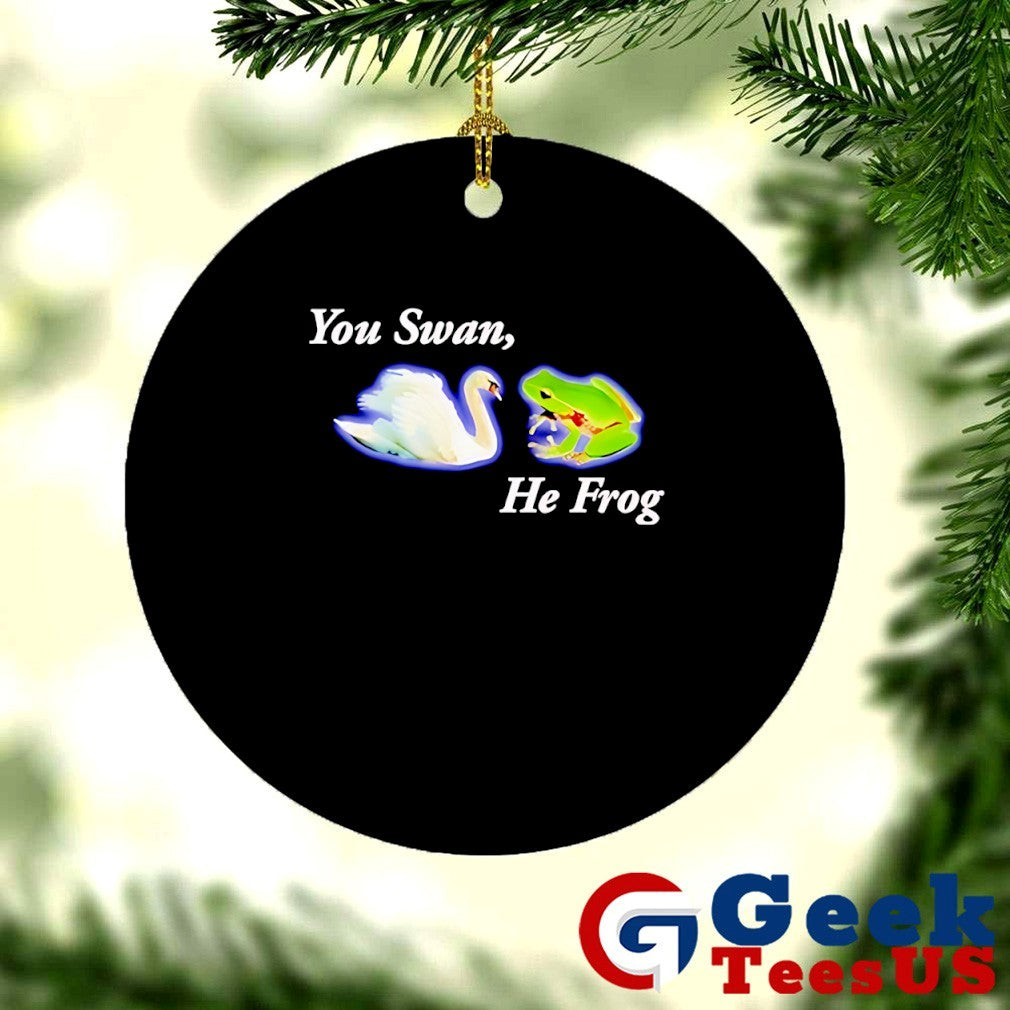 You swan he frog meme shirt Unisex , , , Long Sleeve Tee