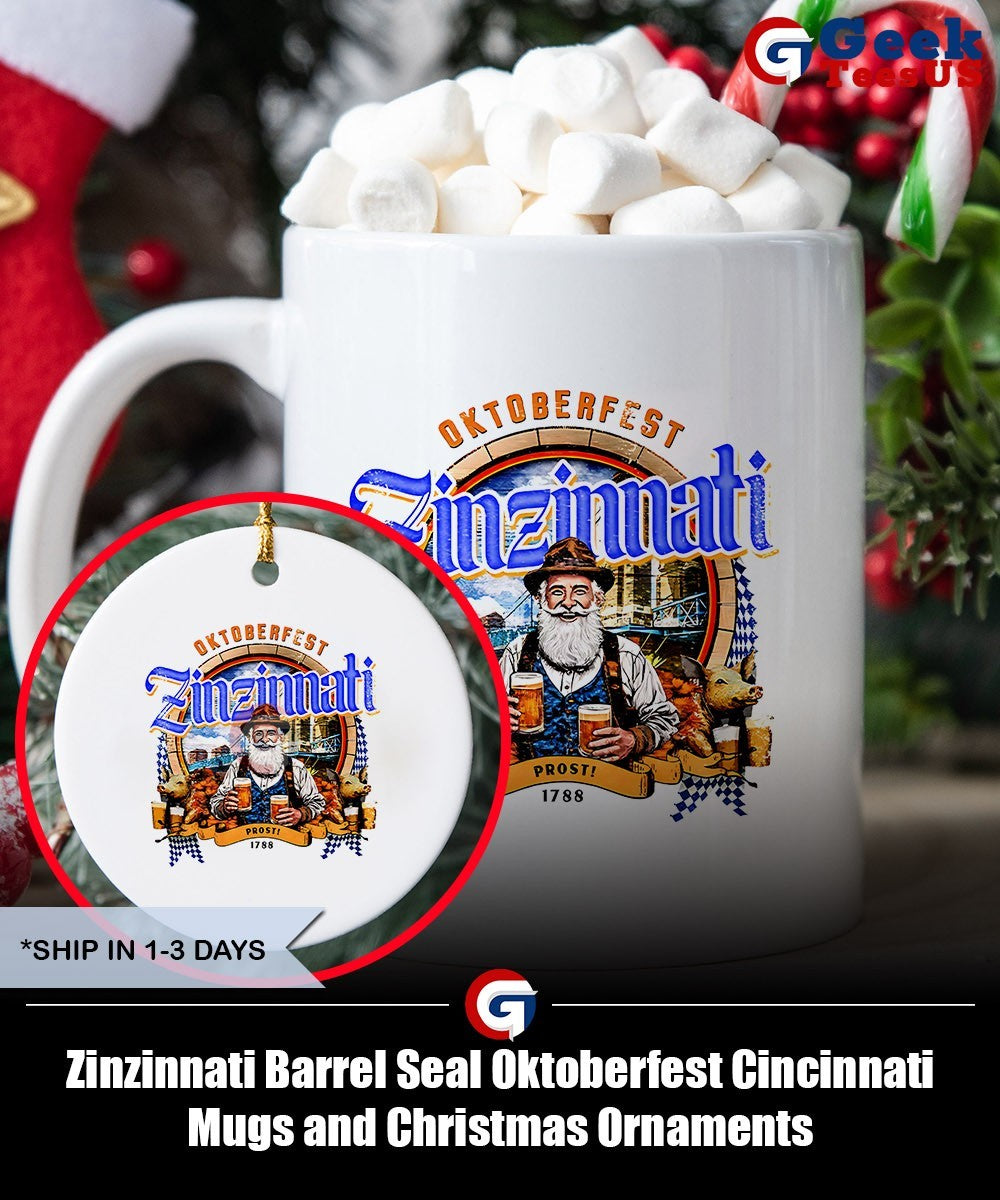 Zinzinnati Barrel Seal Oktoberfest Cincinnati shirt Unisex , , , Long Sleeve Tee