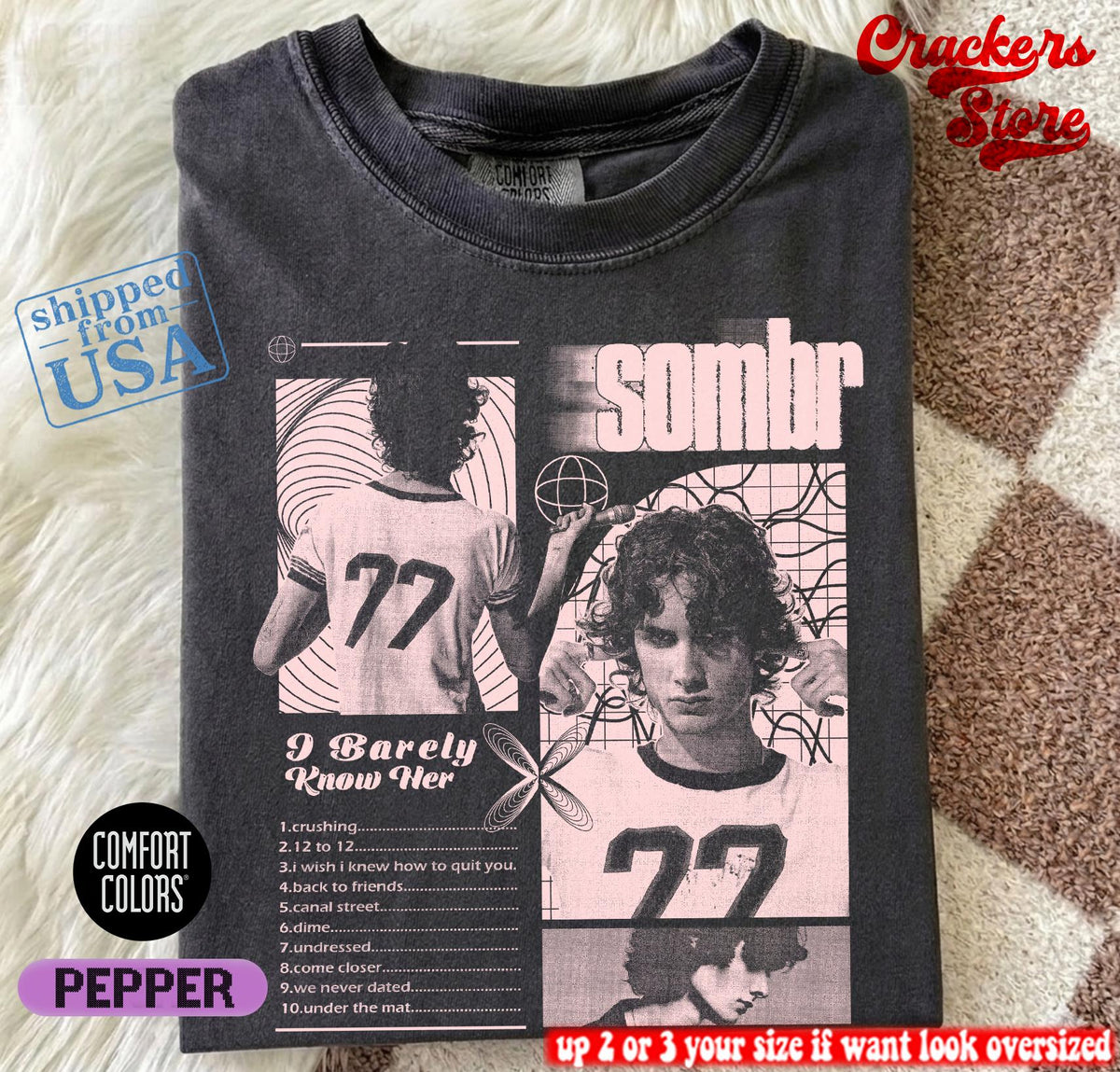 Sombr Barely Know Comfort Colors Sombr Unisex