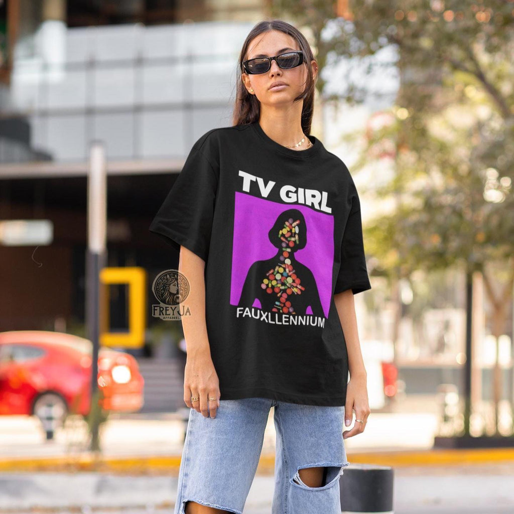 Tv Girl Music Band Merch Indie Music Fauxllennium Album Tee French Exi