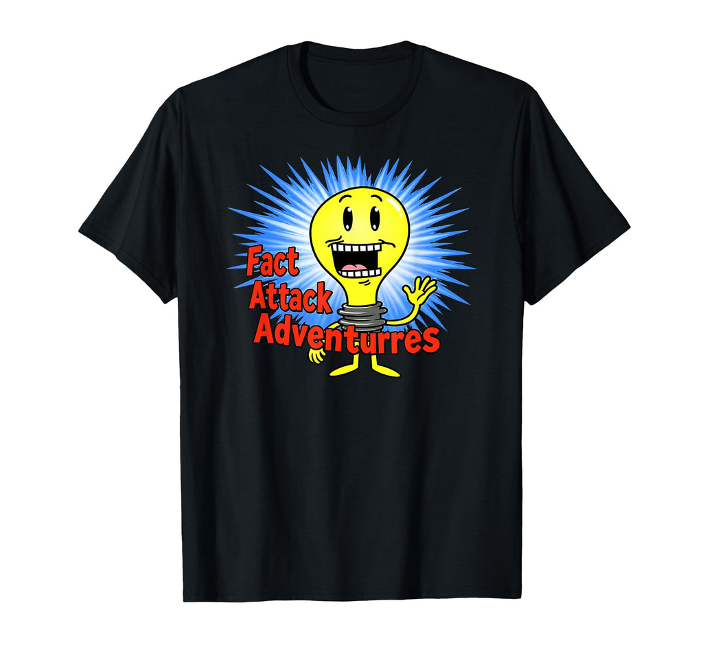 Fact Attack Adventures Light Bulb Unisex T-shirt, Sweatshirt, Hoodie (1)