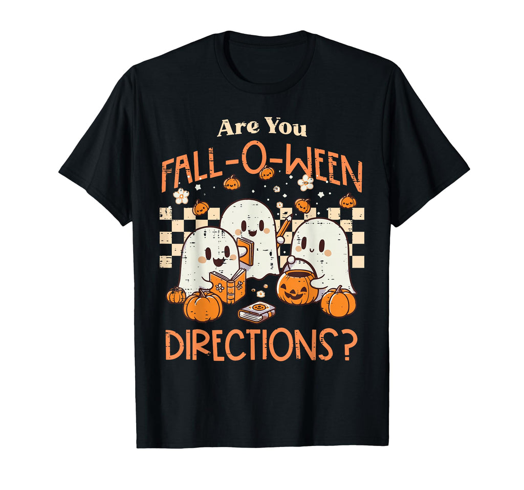Ghosts Fall Ween Direction Halloween Teacher Unisex T-shirt, Sweatshirt, Hoodie (1)