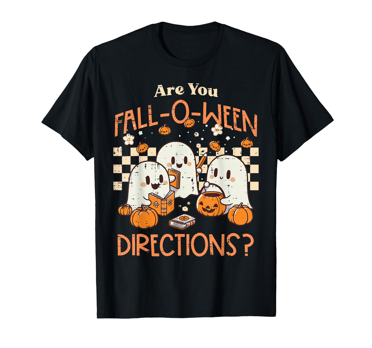 Ghosts Fall Ween Direction Halloween Teacher Unisex T-shirt, Sweatshirt, Hoodie (1)