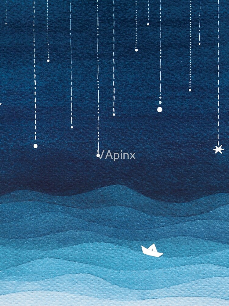 Falling stars, blue by VApinx