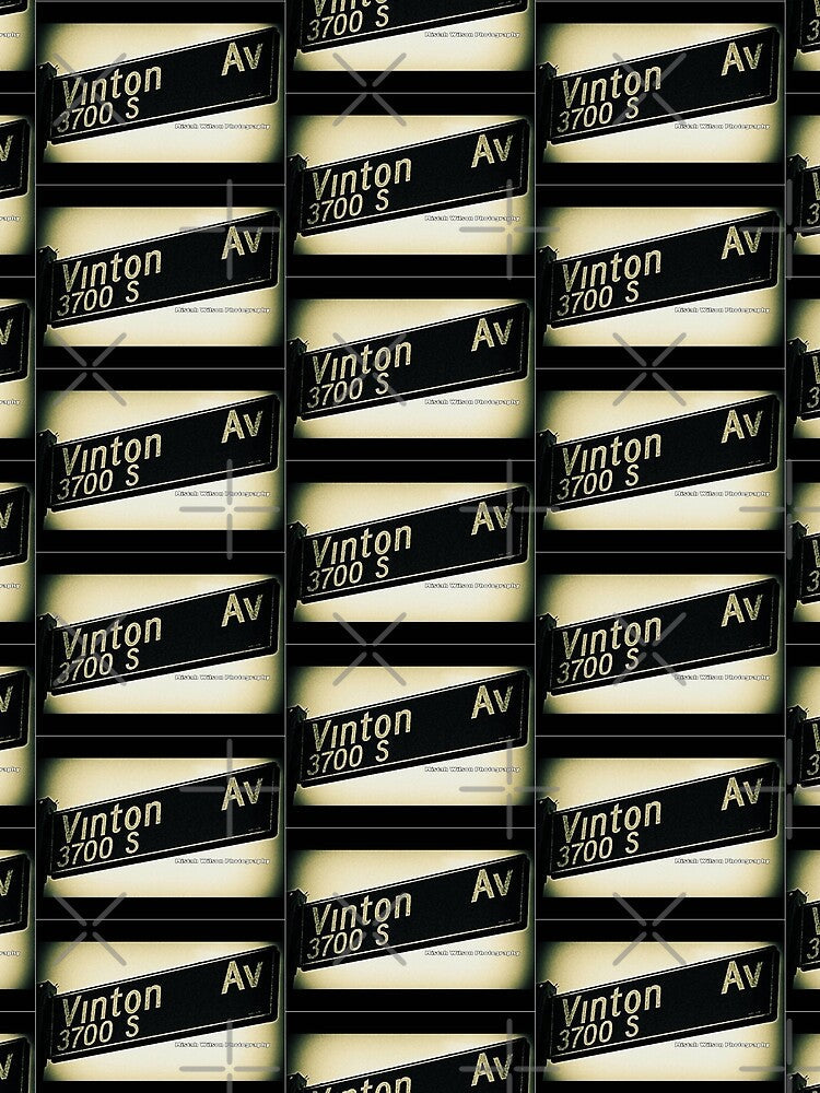 Vinton Avenue, Culver City, California by Mistah Wilson by The Street Sign Store Unisex , , , Long Sleeve Tee