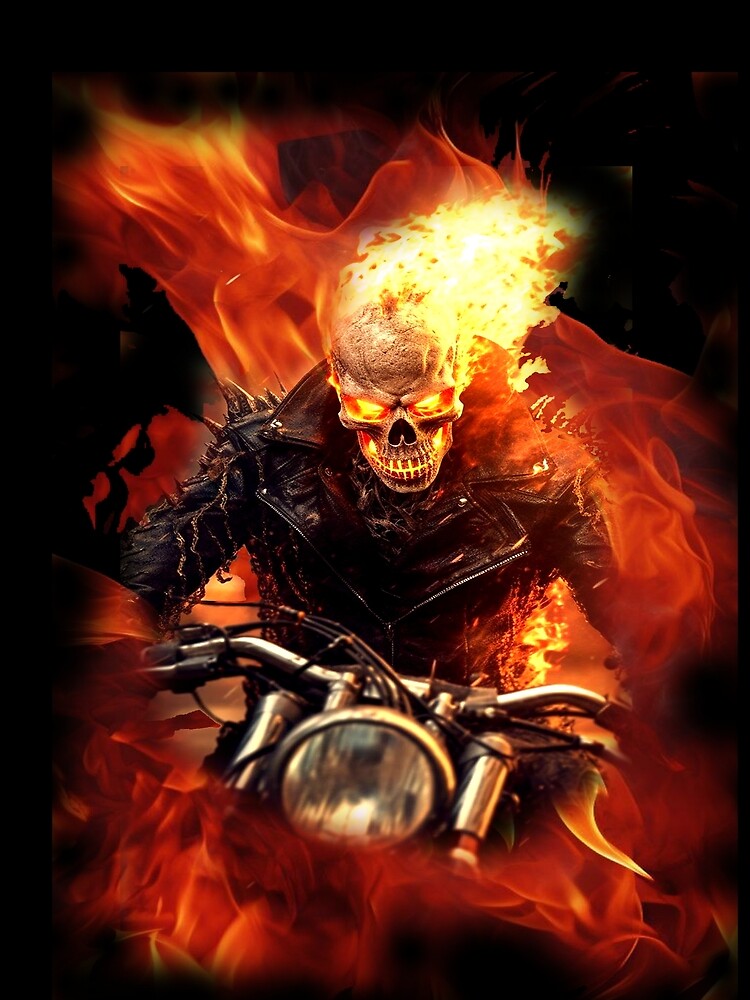 fire skull by White Tiger Designz