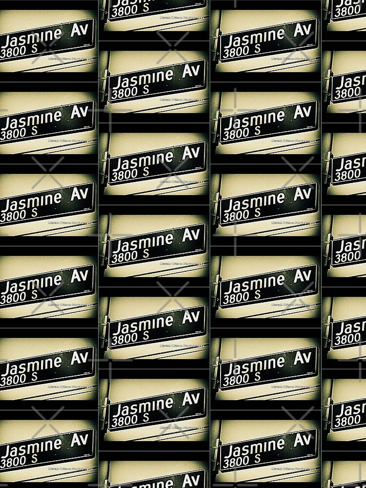 Jasmine Avenue, Culver City, California by Mistah Wilson by The Street Sign Store Unisex , , , Long Sleeve Tee