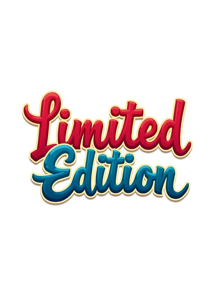 Limited Edition - Bold Retro Graphic by Limited Edition by Playitcool